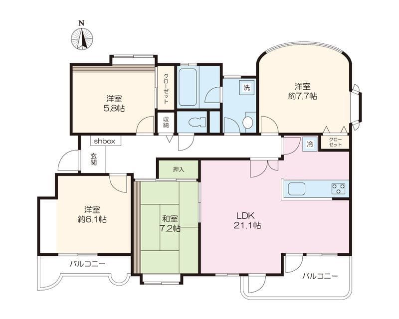 サンライズハイツ池上 301