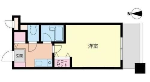 ルミエール矢向 207 間取り図