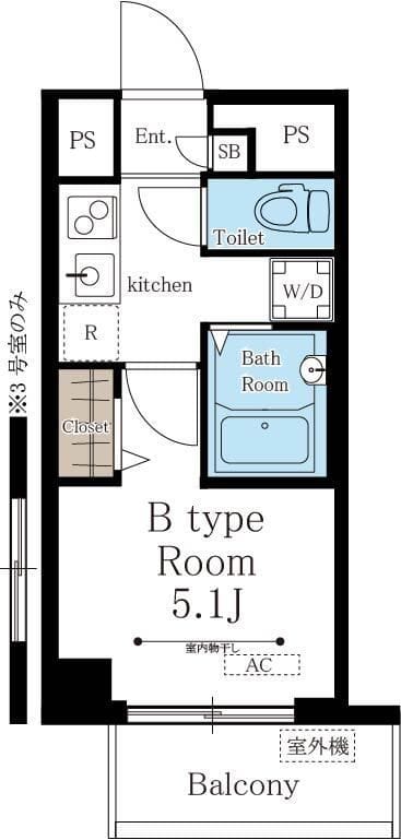レムリア富ヶ谷 403 間取り図