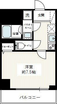 HY’s Stage Brillant 401 間取り図