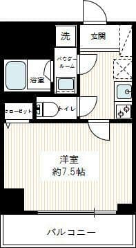 HY’s Stage Brillant 601 間取り図