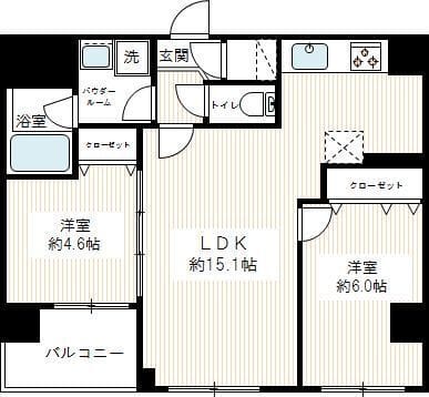 HY’s Stage Brillant 901 間取り図