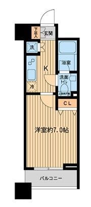 ファーストリアルタワー新宿 2003 間取り図