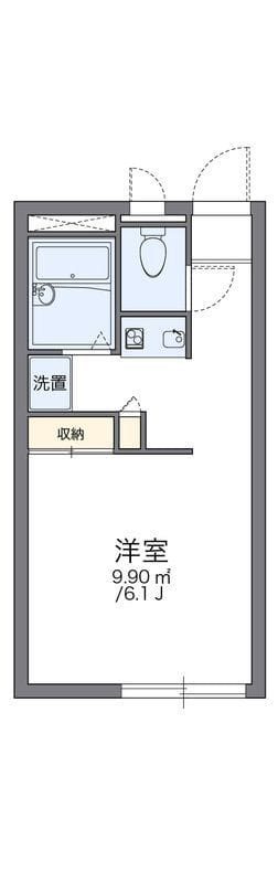 レオパレスアロー 205 間取り図