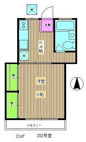 コーポアサヒ 202