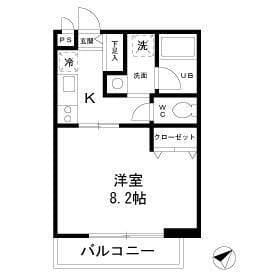 ラ・スカリナータ 302 間取り図