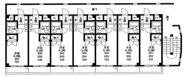 ラピュタ浜田山 104