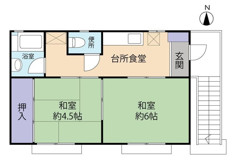グランドリーフ 201 間取り図