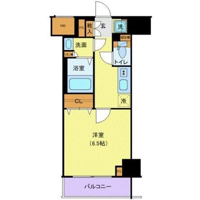 KNOTS大山 302 間取り図