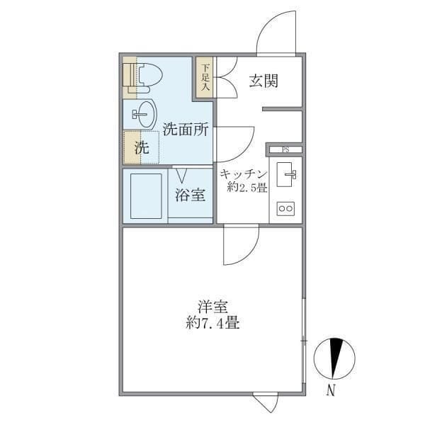 PASEO学芸大学 202 間取り図