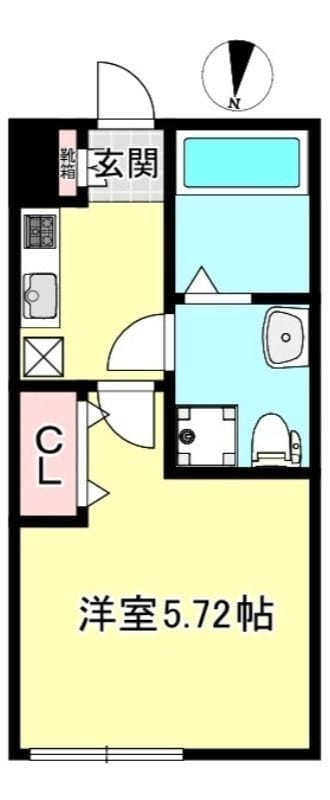 CREAL住吉 503 間取り図
