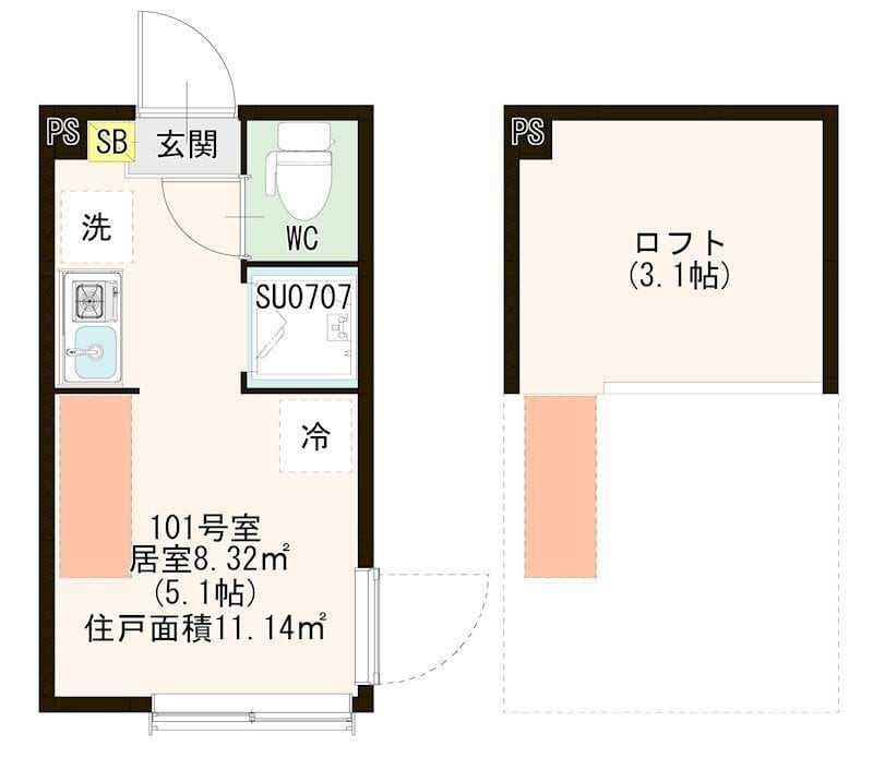 ハーモニーテラス上板橋Ⅱ 101