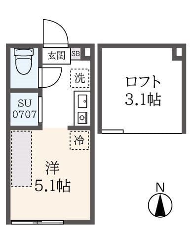 ハーモニーテラス上板橋Ⅱ 102