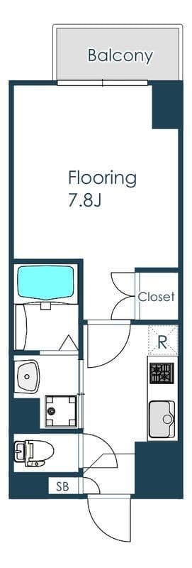 コンフィアンス流来 703 間取り図