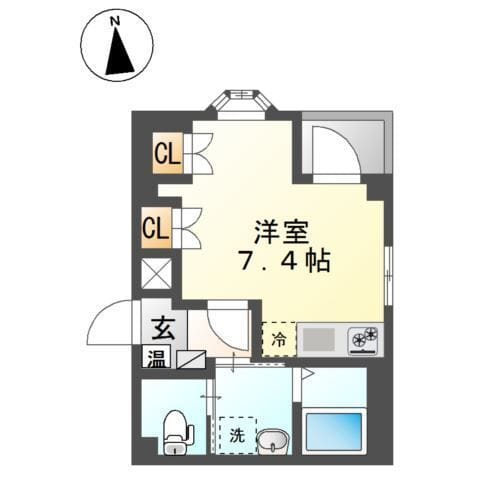 パークサイドプラム 201 間取り図