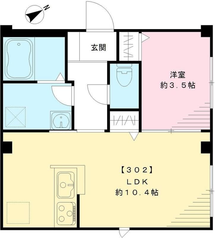 Seed Leaf (シードリーフ) 302 間取り図