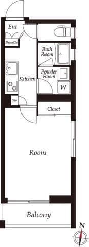 THE CLASS EXCLUSIVE RESIDENCE 401 間取り図