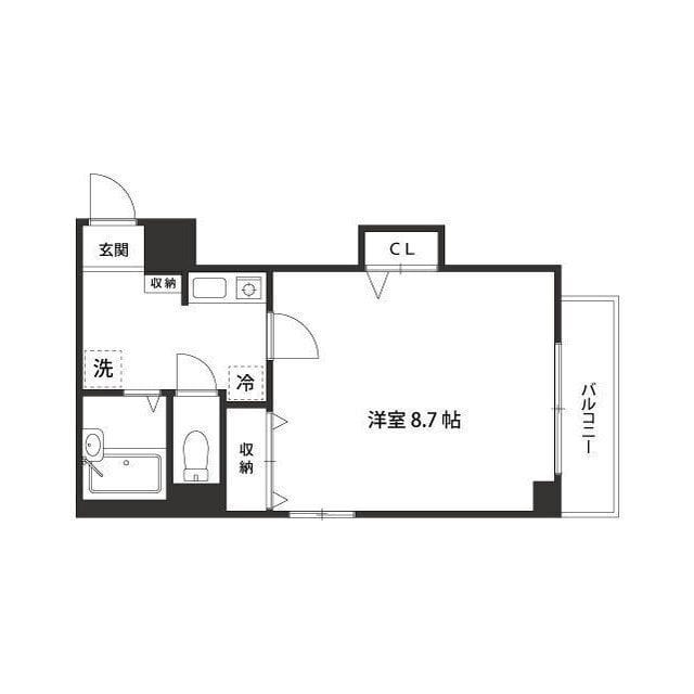 N’sフラット 203 間取り図
