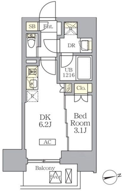 ザ・ライオンズフォーシア文京湯島 1201
