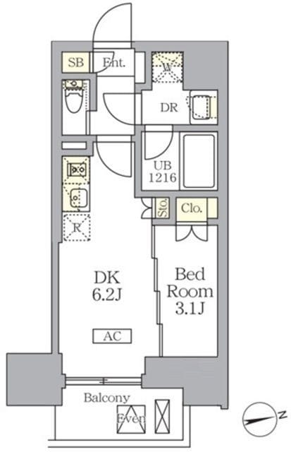 ザ・ライオンズフォーシア文京湯島 1201