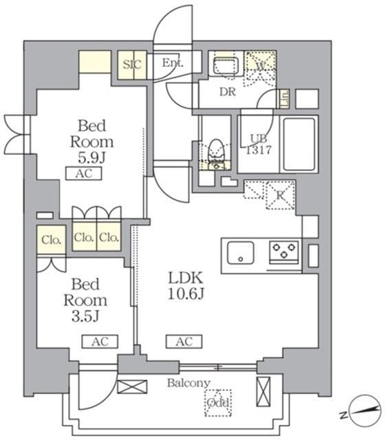 ザ・ライオンズフォーシア文京湯島 1303