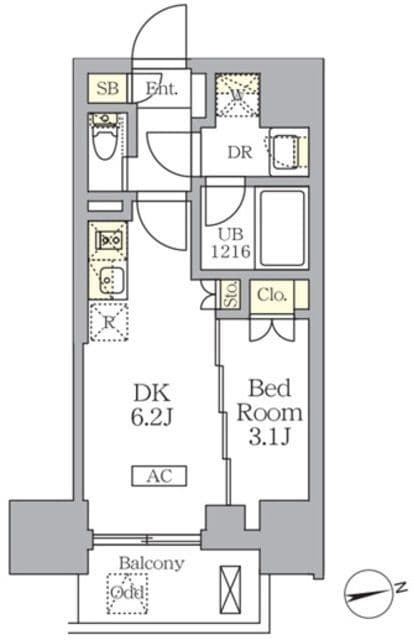 ザ・ライオンズフォーシア文京湯島 701