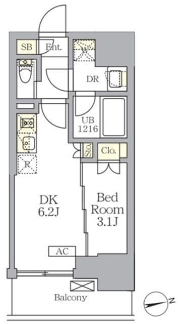 ザ・ライオンズフォーシア文京湯島 802