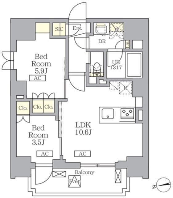 ザ・ライオンズフォーシア文京湯島 804