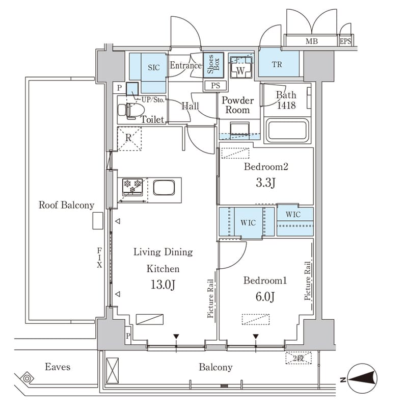 パークアクシス新宿西落合 803