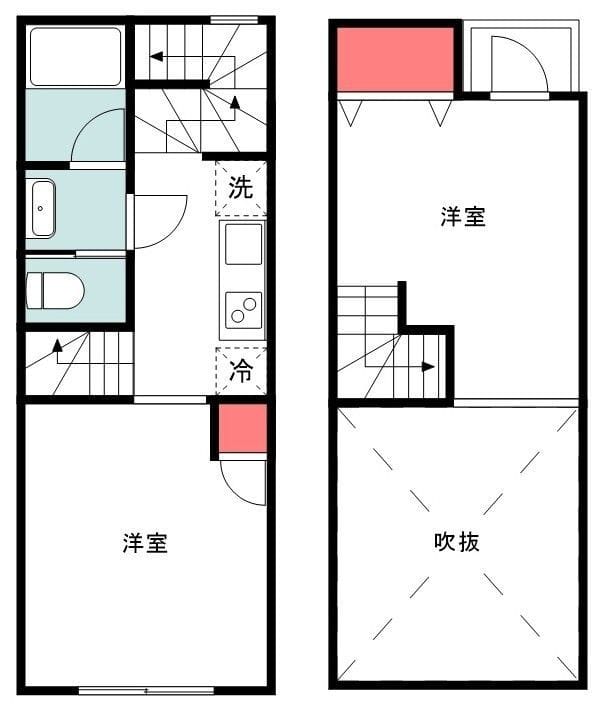 板橋マンション 202 間取り図