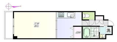 ベルク田端 903 間取り図