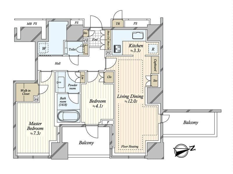 クラッシィタワー新宿御苑 2208