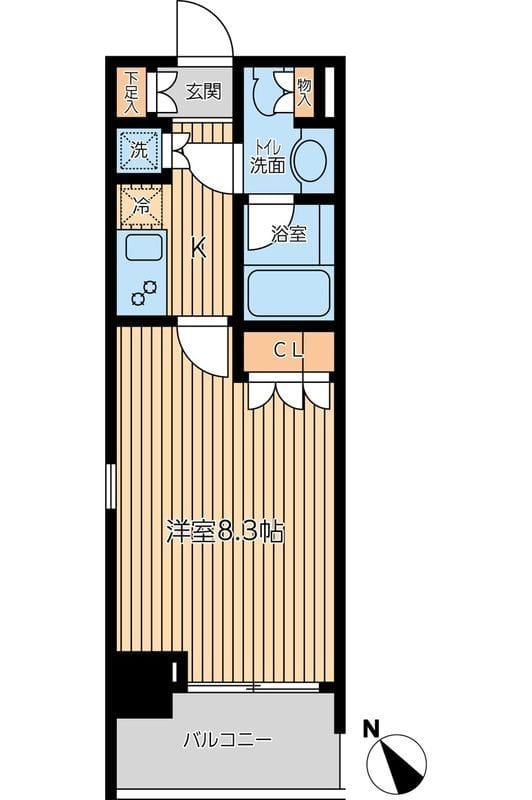 ドゥーエつつじヶ丘 0606 間取り図