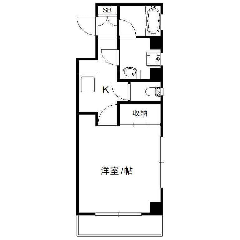 レイパレス 303 間取り図