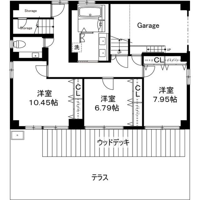 代沢3丁目戸建 1 間取り図