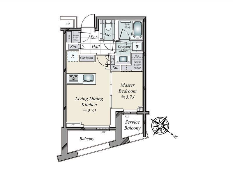 パークコート恵比寿 507