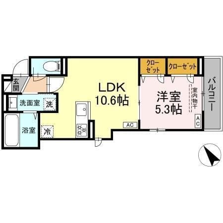 Maison Cocoru 302 間取り図