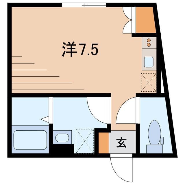 アヴェニール・エスト 101 間取り図