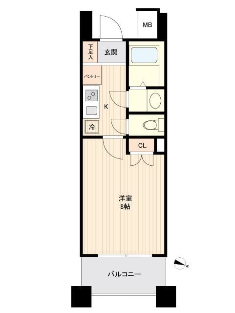 ドゥーエ板橋 0702 間取り図