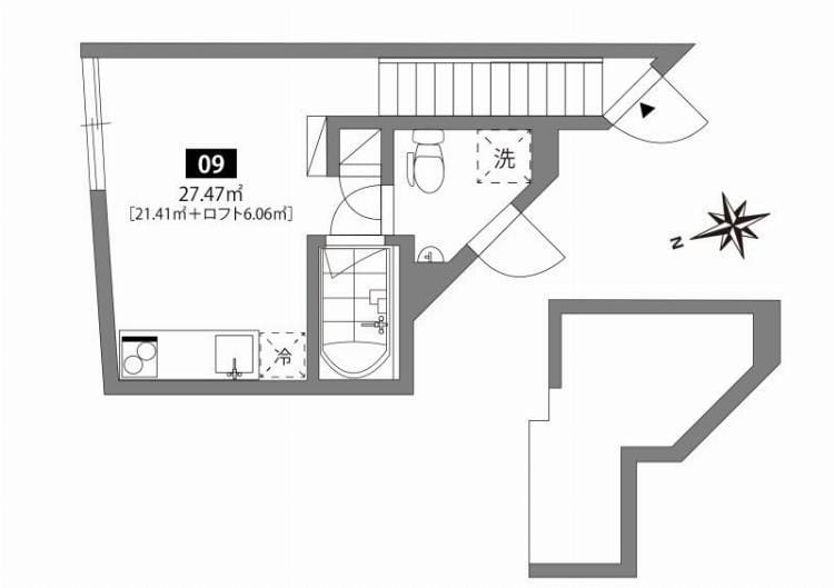Orbit駒沢 09 間取り図