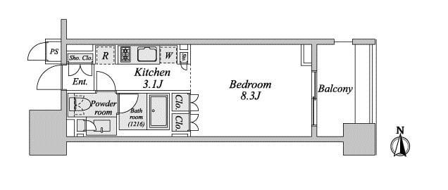 レジディア芝浦KAIGAN 0303