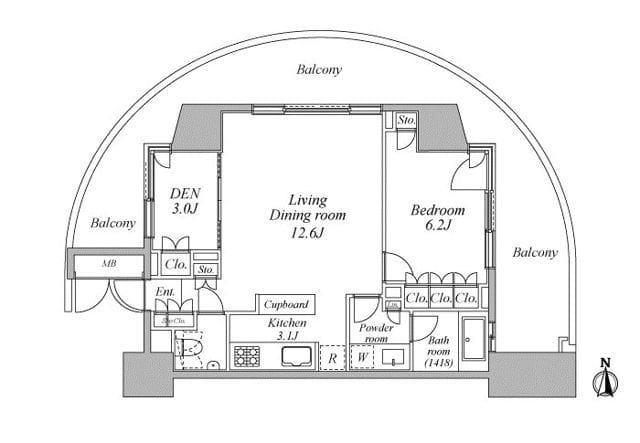 レジディア芝浦KAIGAN 0407