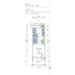エステムプラザ横濱関内 310 間取り図