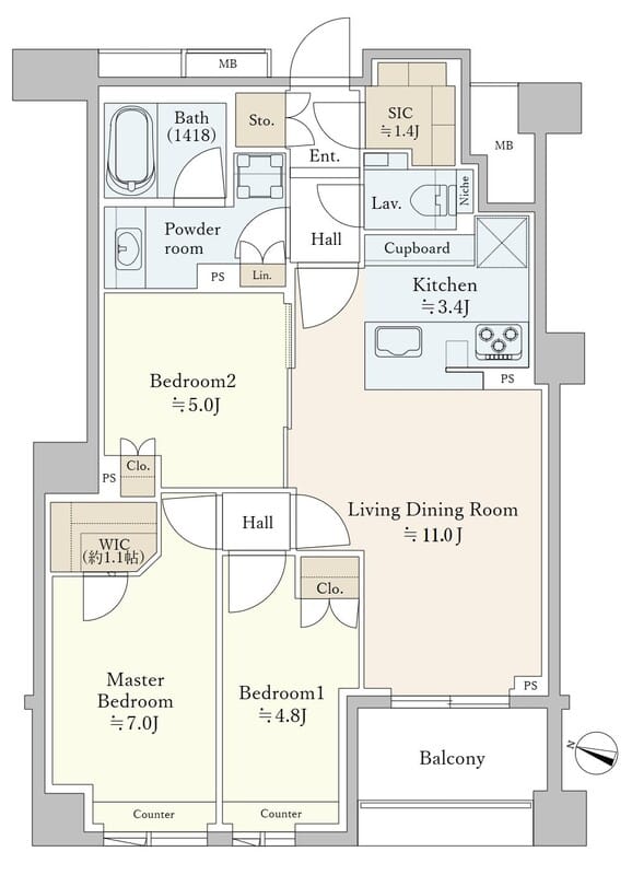 グランリビオ市谷砂土原の写真