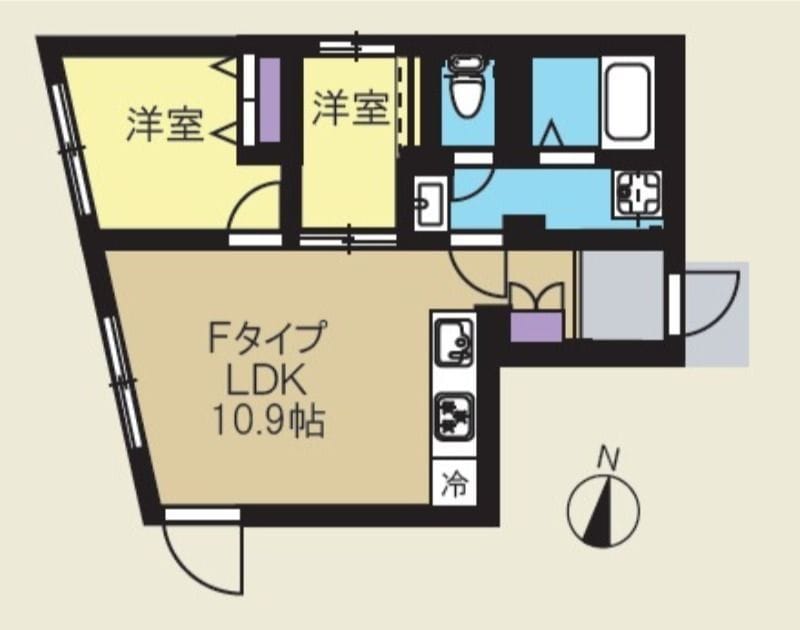 CREAL新高円寺 202 間取り図