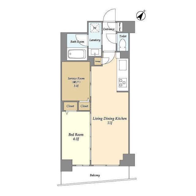 LUMIEC BUNKYO SENGOKU 202 間取り図