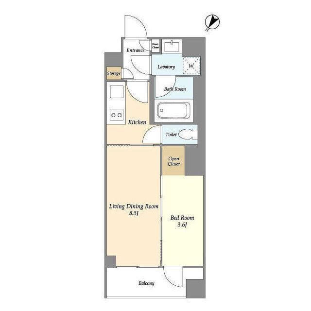 LUMIEC BUNKYO SENGOKU 307 間取り図