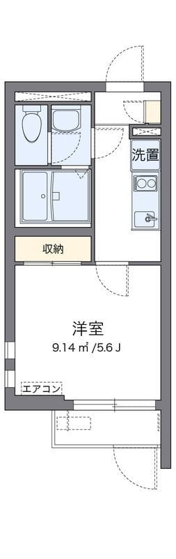 クレイノBuono 101 間取り図