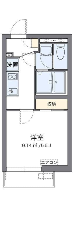 クレイノBuono 103 間取り図
