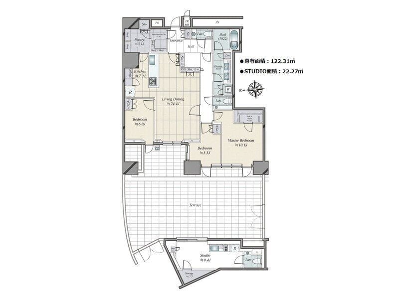 三田ガーデンヒルズ イーストヒル 101